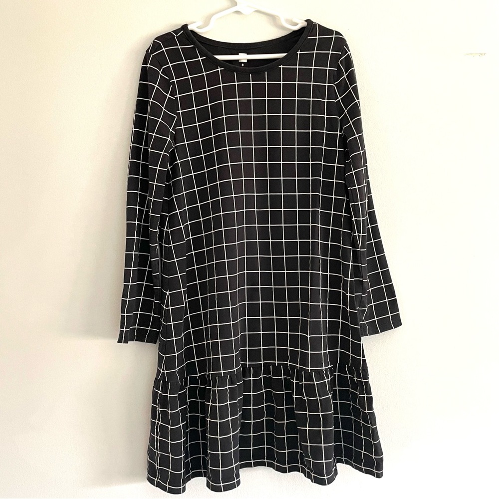 Tea Collection City Grid Printed Dress Size 8